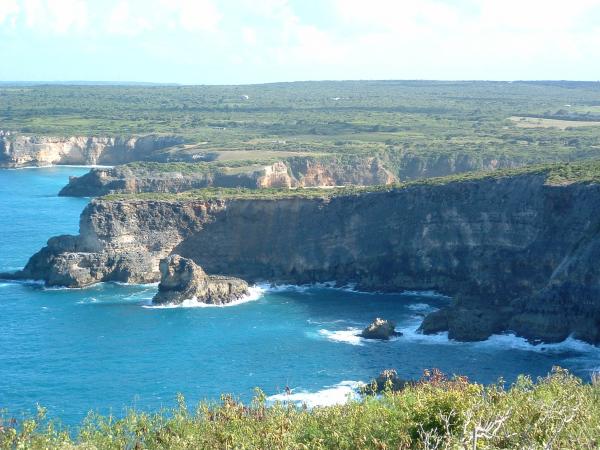 Pointe de la Vigie:
6 kilometres (3.7 mi) northeast of Anse-Bertrand, it is the northernmost point of the island of Grande-Terre 